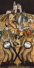 Battle Dance, (Los Santiagos) by Diego Rivera